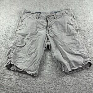 Paperbacks Cargo Shorts Mens 29 Gray Lightweight 100% Cotton Grunge Y2K Distress